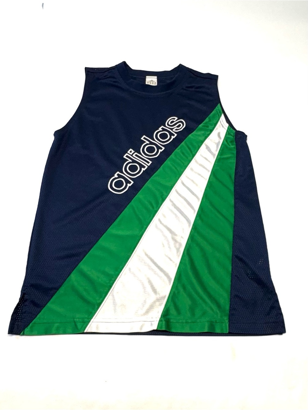 Vintage 2003 Adidas Diagonal Mesh Jersey Tank - Women's M/L